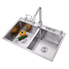 High Quality Stainless Steel Handmade Kitchen Sink 8245/8045/8350HM
