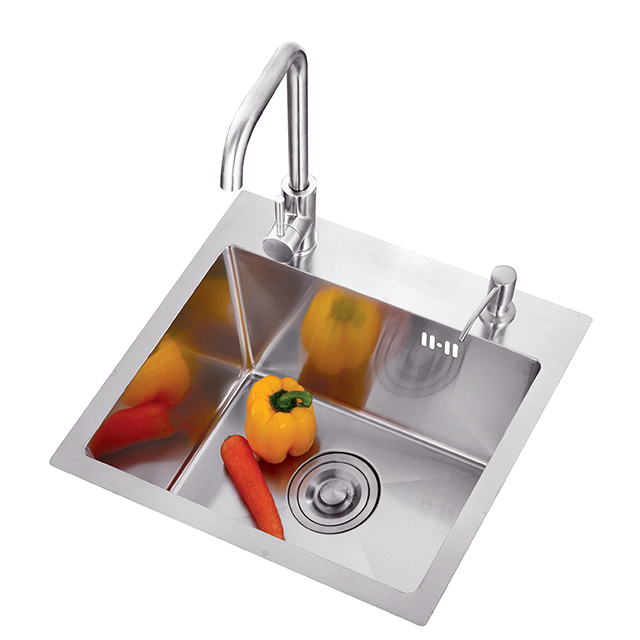 High Quality Stainless Steel Handmade Kitchen Sink 4540HM/6045HM/7245HM