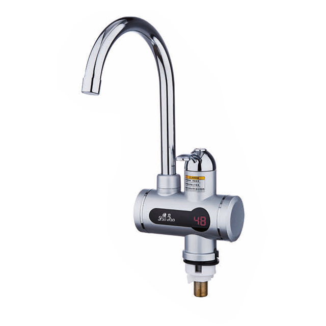 Digital Display Fast Electric Faucet Under Water,3s Out of Hot Water White/Red/Golden/Silver LD-102C/104C/105C/106C